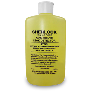 Sherlock Leak Detector MIL-PRF-25567E Type 1 . 4oz Bottle – Aeroparts